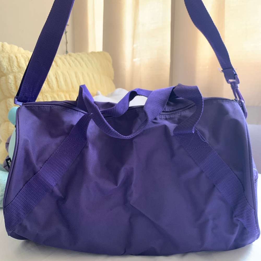 Purple Duffel Bag w/ straps